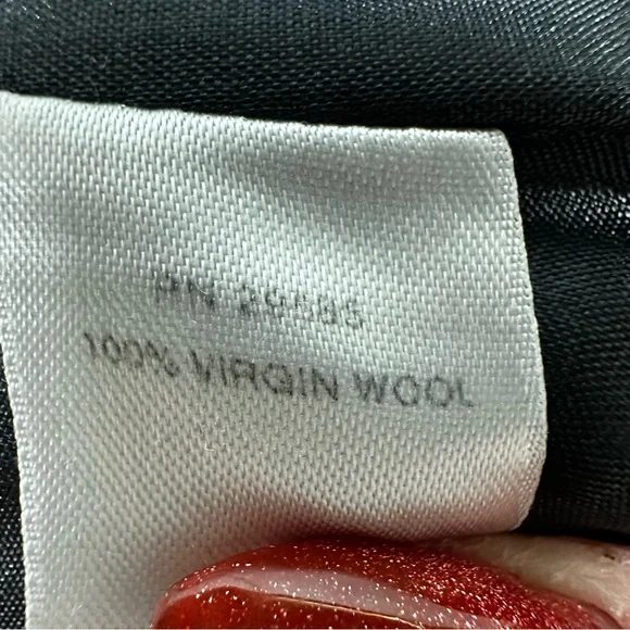 Vintage Pendleton 100’/, Wool Plaid Blazer Jacket 6 Petite Red Tan Black Tartan - Picture 10 of 12